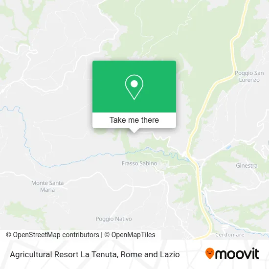 Agricultural Resort La Tenuta map