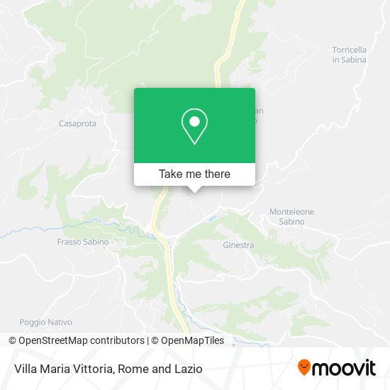 Villa Maria Vittoria map