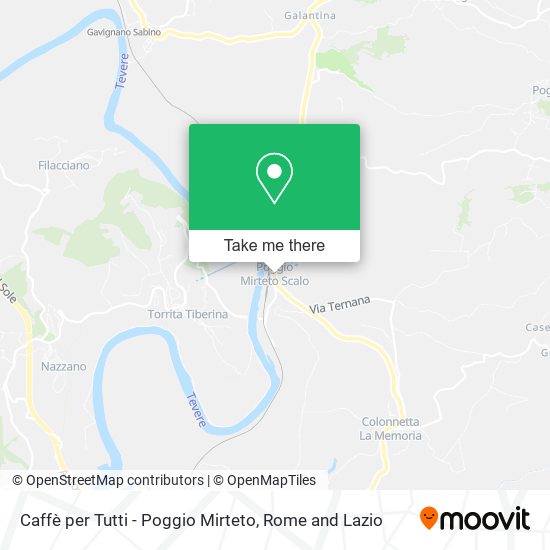 Caffè per Tutti - Poggio Mirteto map