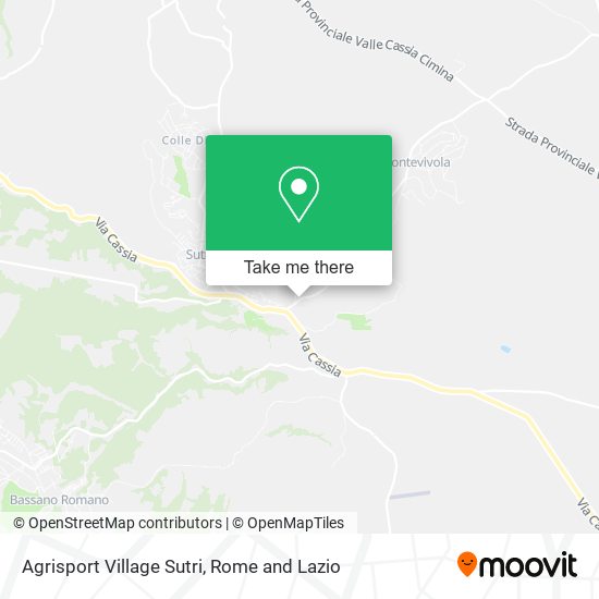 Agrisport Village Sutri map