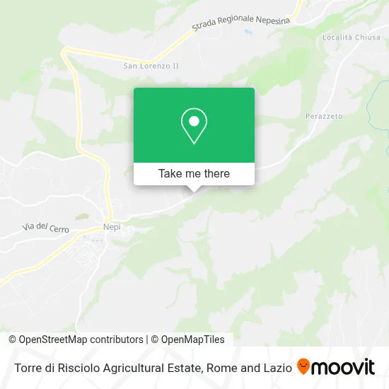 Torre di Risciolo Agricultural Estate map