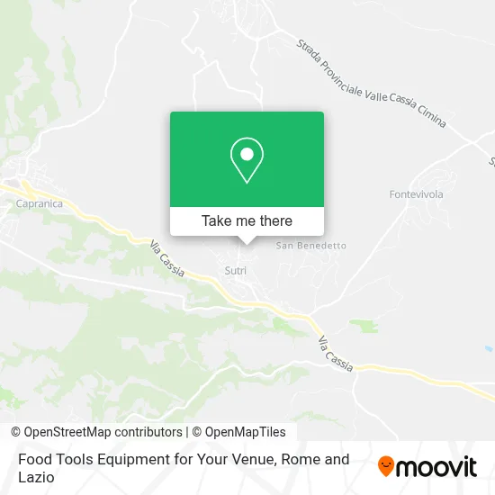 Food Tools Equipment for Your Venue map