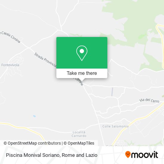 Piscina Monival Soriano map