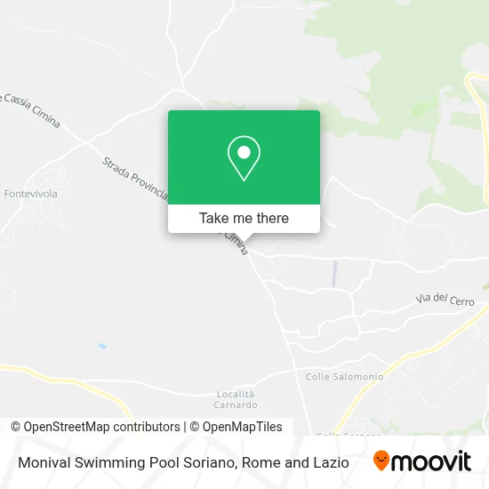 Monival Swimming Pool Soriano map