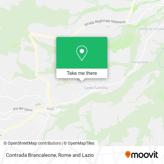 Contrada Brancaleone map