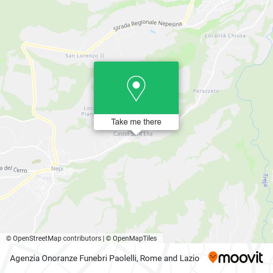 Agenzia Onoranze Funebri Paolelli map