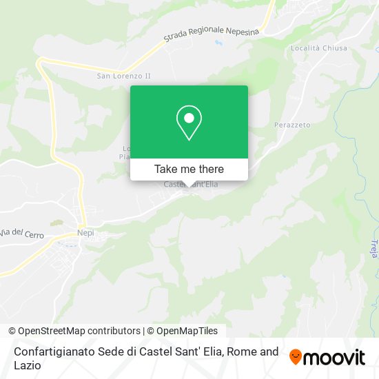 Confartigianato Sede di Castel Sant' Elia map