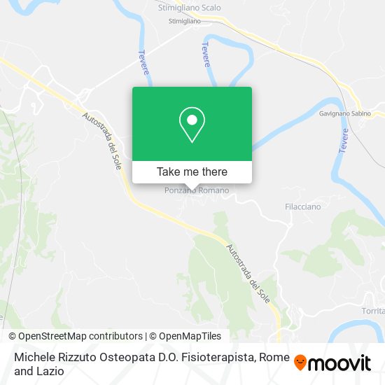 Michele Rizzuto Osteopata D.O. Fisioterapista map