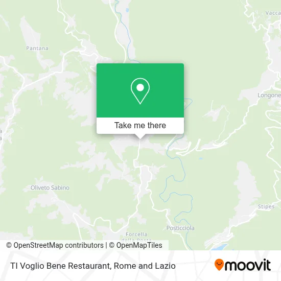TI Voglio Bene Restaurant map