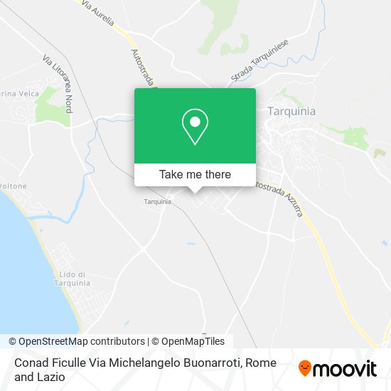 Conad Ficulle Via Michelangelo Buonarroti map