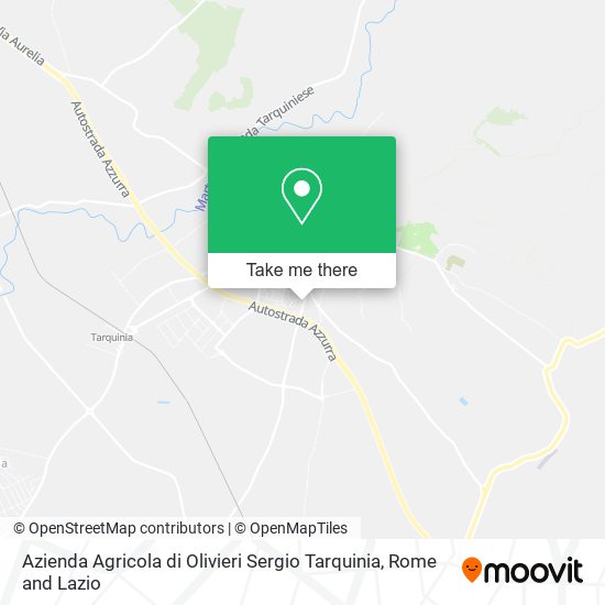 Azienda Agricola di Olivieri Sergio Tarquinia map