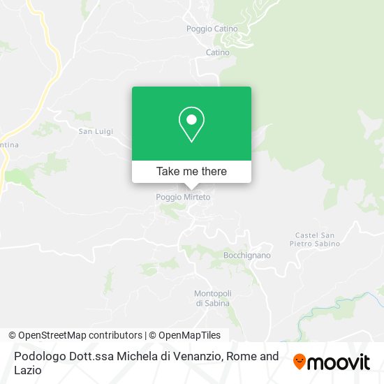 Podologo Dott.ssa Michela di Venanzio map