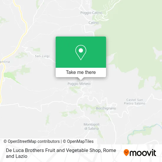 De Luca Brothers Fruit and Vegetable Shop map