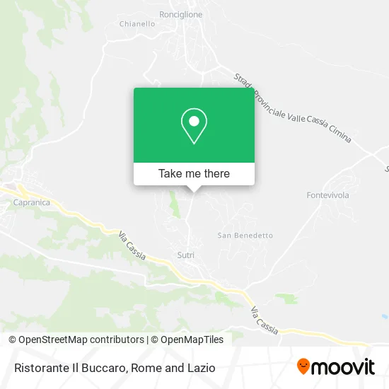 Ristorante Il Buccaro map