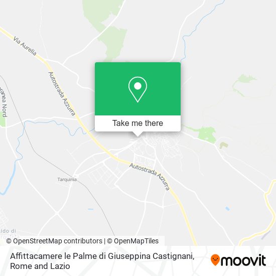 Affittacamere le Palme di Giuseppina Castignani map