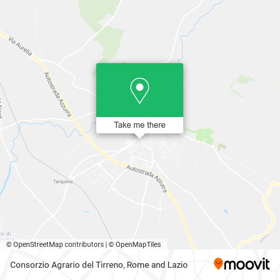 Consorzio Agrario del Tirreno map