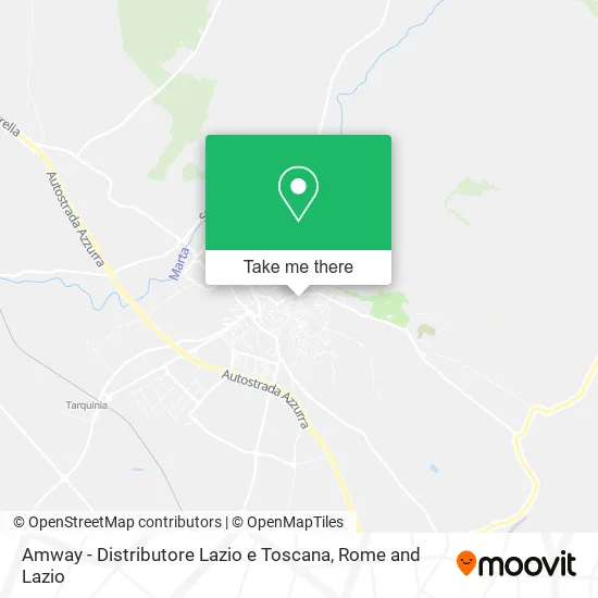 Amway - Distributor Lazio and Tuscany map