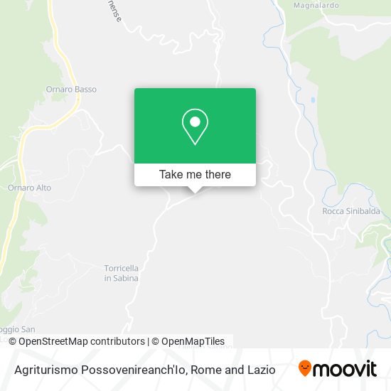 Agriturismo Possovenireanch'Io map