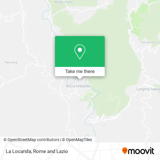 La Locanda map