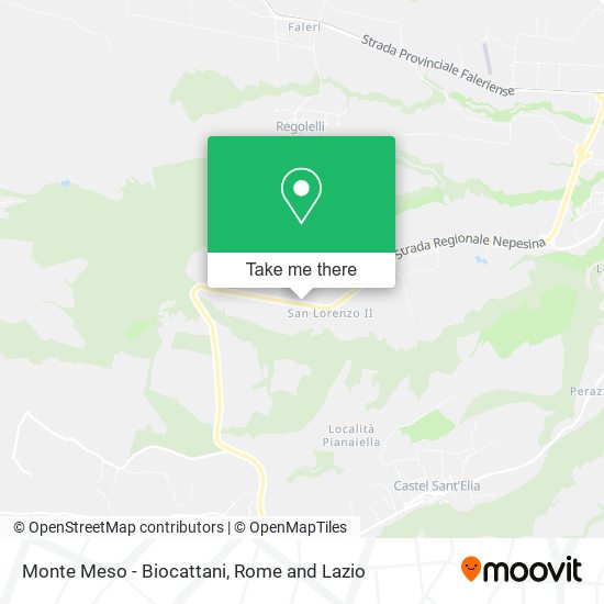 Monte Meso - Biocattani map