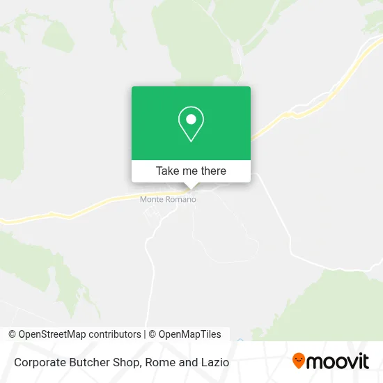 Corporate Butcher Shop map