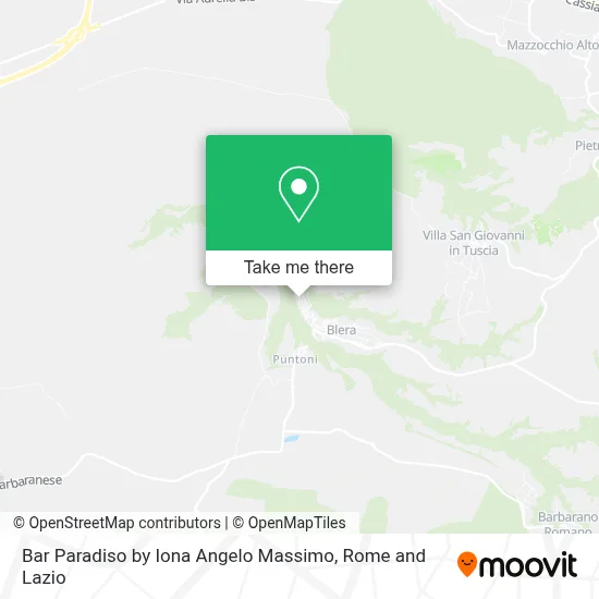 Bar Paradiso by Iona Angelo Massimo map