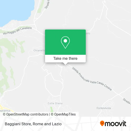 Baggiani Store map