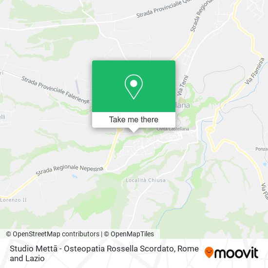 Studio Mettā - Osteopatia Rossella Scordato map