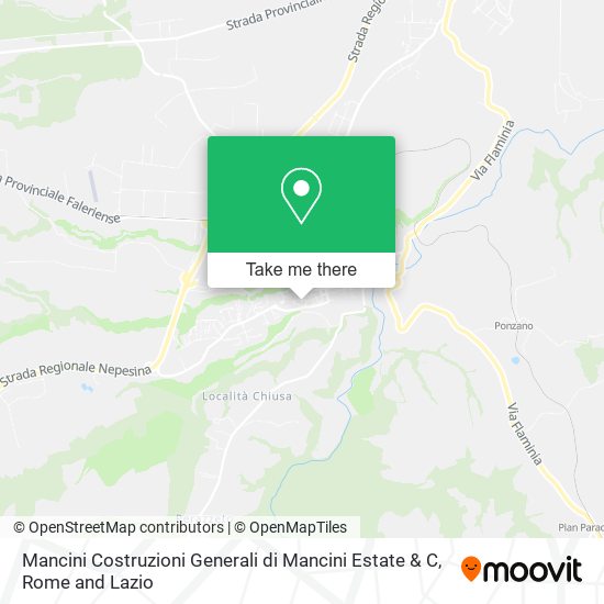 Mancini Costruzioni Generali di Mancini Estate & C map