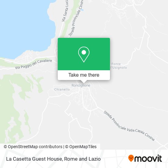 La Casetta Guest House map