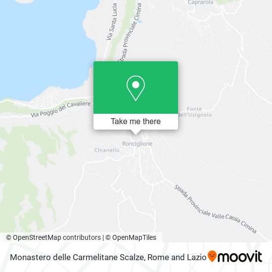 Monastero delle Carmelitane Scalze map