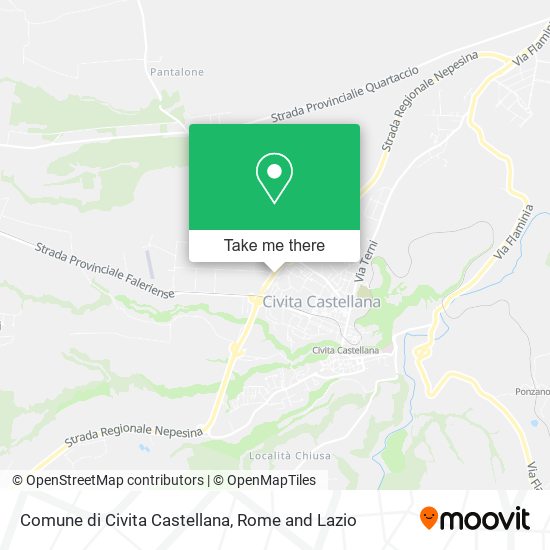 Comune di Civita Castellana map