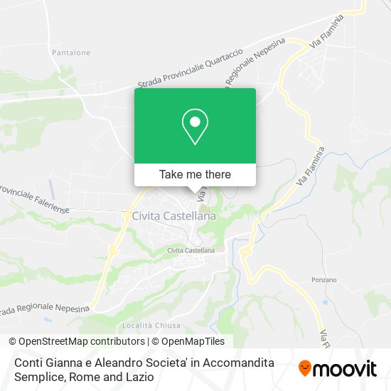 Conti Gianna e Aleandro Societa' in Accomandita Semplice map