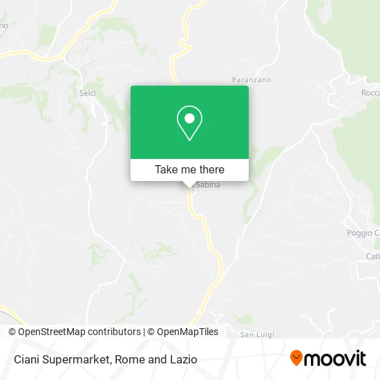 Ciani Supermarket map