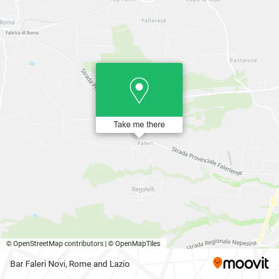 Bar Faleri Novi map