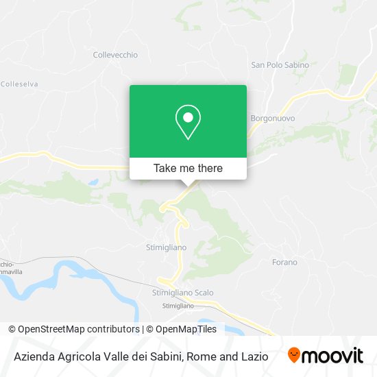 Azienda Agricola Valle dei Sabini map