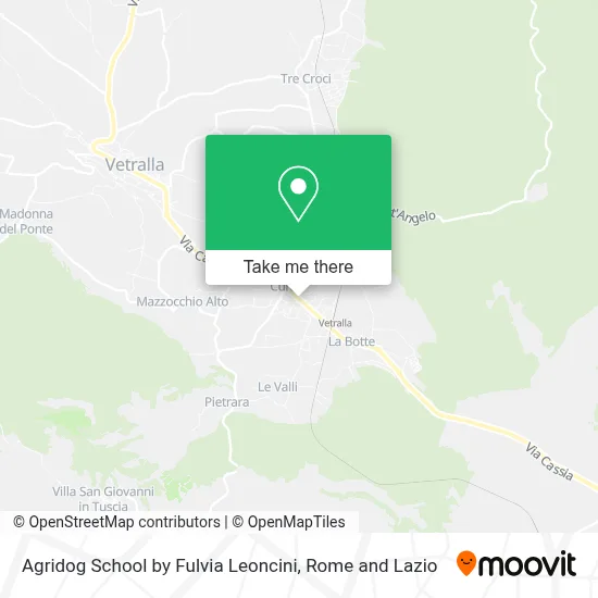 Agridog School by Fulvia Leoncini map