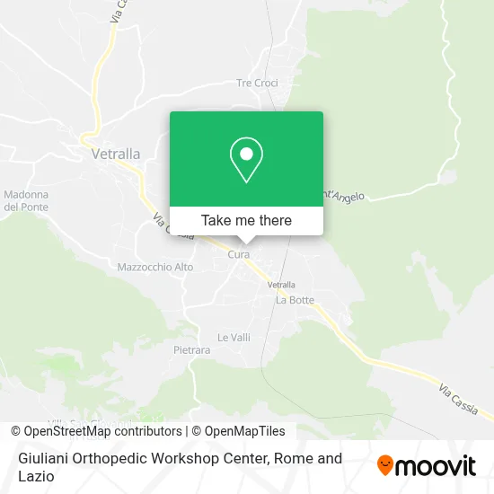 Giuliani Orthopedic Workshop Center map