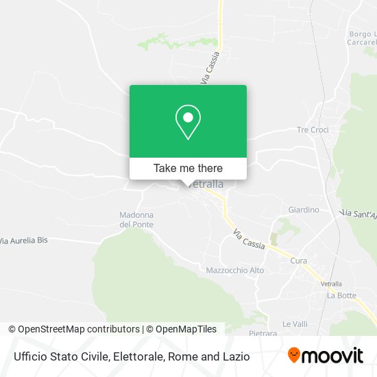 Ufficio Stato Civile, Elettorale map