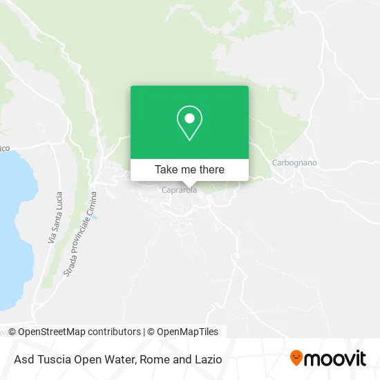 Tuscia Open Water Sports Association map