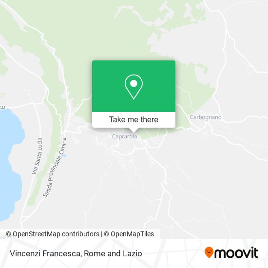 Vincenzi Francesca map