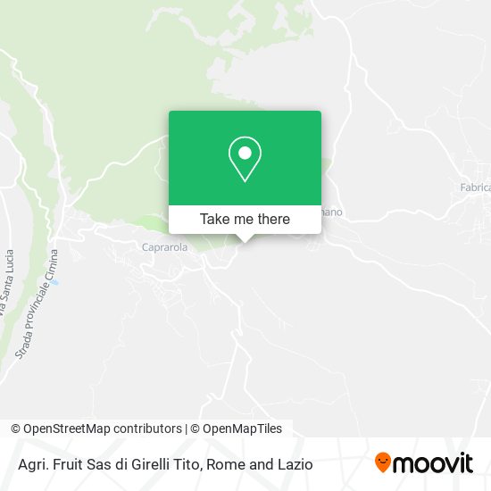 Agri. Fruit Sas di Girelli Tito map