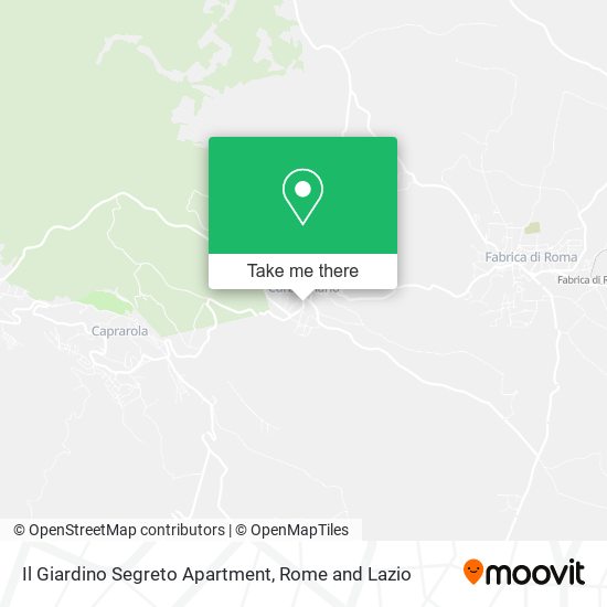 Il Giardino Segreto Apartment map