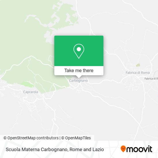 Scuola Materna Carbognano map