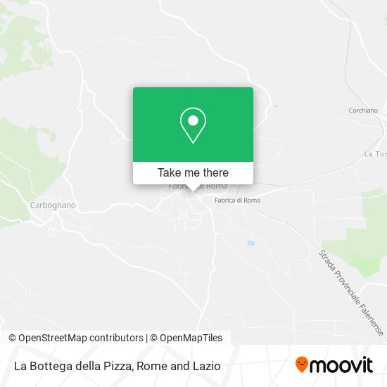 La Bottega della Pizza map