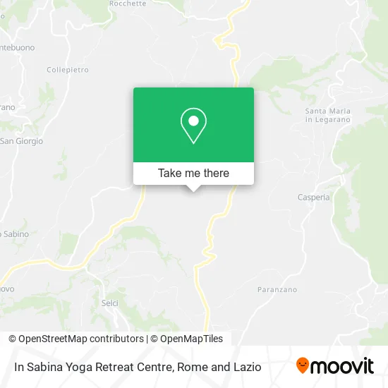 In Sabina Yoga Retreat Centre map
