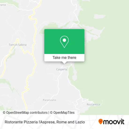 Ristorante Pizzeria l'Asprese map