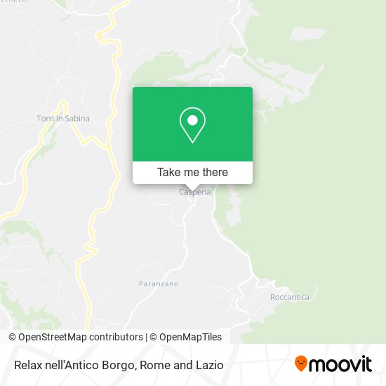 Relax nell'Antico Borgo map
