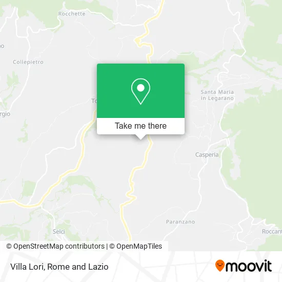 Villa Lori map