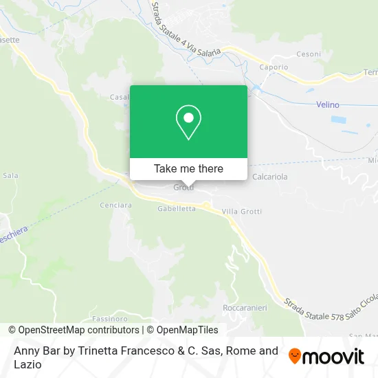 Anny Bar by Trinetta Francesco & C. Sas map